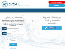 Tablet Screenshot of payments.mawc.org
